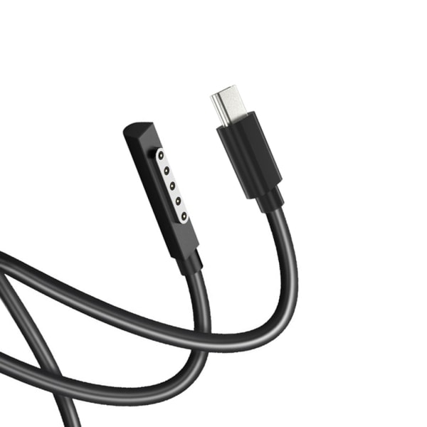 Surface Connect til USB C ladekabel for Surface Pro 1 2RT datamaskin magnetisk kontakt strømkabel