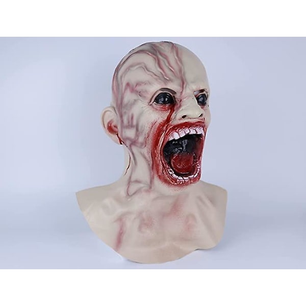 Ghyt Zombie-naamio Verinen Pelottava Paholaismask Pelottava Kauhu Kallo Lateksi Halloween Cosplay Masquerade Juhla Tarvikkeet