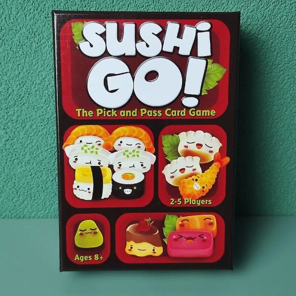 1st "sushi Go" Family Gathering Game Card, roligt kortspel, festbrädspel[HK] Red Red