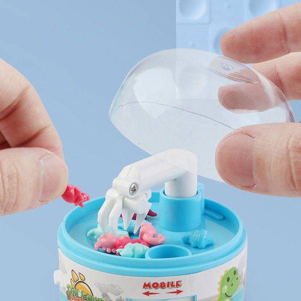 Mini Claw Machine Saker Gashapon Legetøj Grabber Fingertop Legetøj Præsenter Rød One Size Red One Size