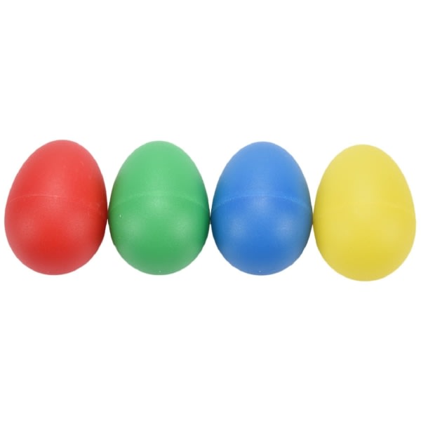 20 st Shaker Eggs Plast Musical Egg Shaker med 4 farger Barn Maracas Egg Percussion Leksaker Gul rød blå grønn