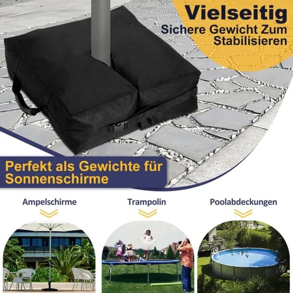 Parasolfødder Parasolfødder Sandposer Sand Parasolfødder til Markedsparaplyer - 464615cm