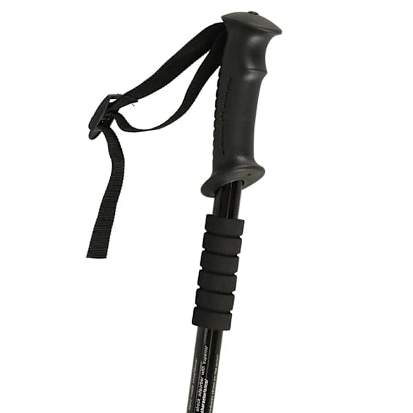 Walking Pole / Trekking Pole - Adjustable Height Black Svart