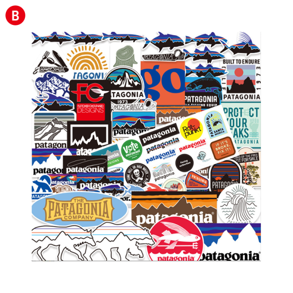 Outdoor Tide Brand Patagonia/Chums Stickers Laptop Snowboard He B