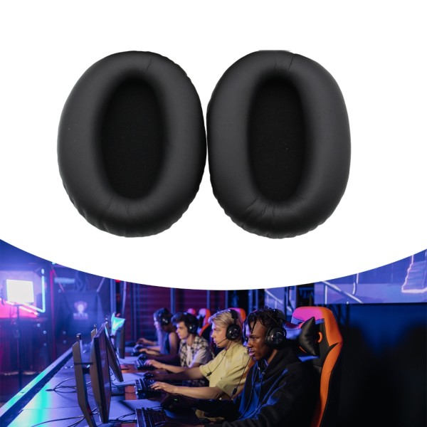 Sony WH-1000XM3 -kuulokkeiden korvatyynyt, korvatyynyjen korvausvaahto, musta