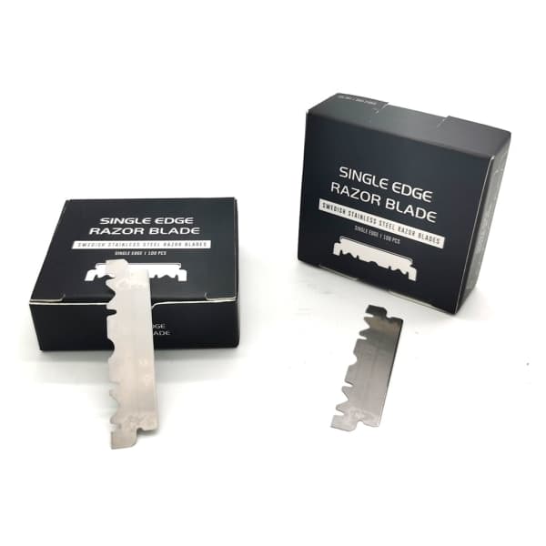 100 stk Barberblad for Single Edge Razor for Profesjonell Barbering