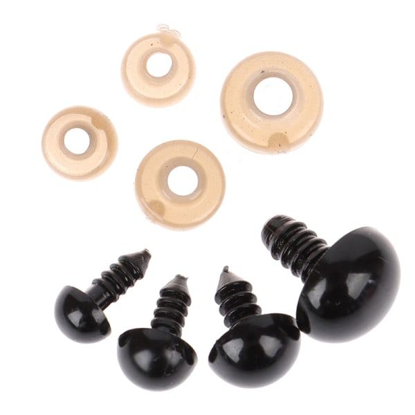 100 kpl 8/10/12/15 MM täytetyt leluturvallisuussilmät Pehmolelu pyöreä 12mm