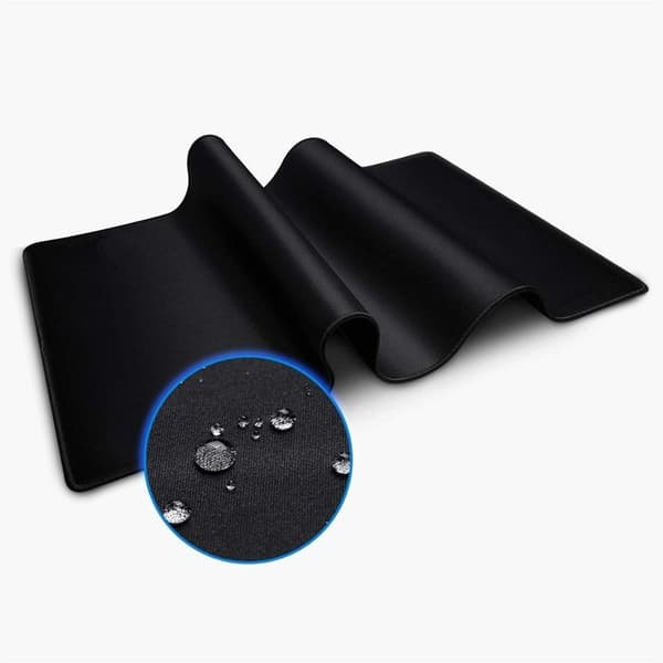 Gaming Musemåtte Stor - 60x30cm - Sort Svart black
