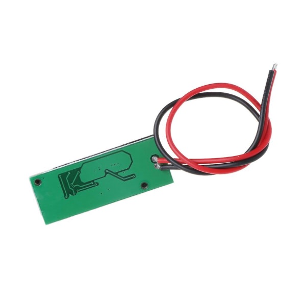 3,7V litiumbatteri power for LED-spenningsmåler