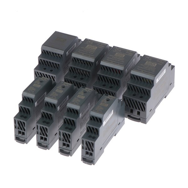 Skinneskiftende strømforsyninger DC HDR-15W/30W-5V/12V/15V/24V Hal sort HDR-30-12V/2.5A black HDR-30-12V/2.5A