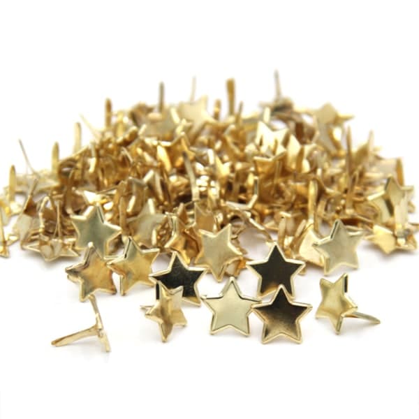 100 stk. Mini Brads Hoved Split Pins 0,39x0,51 tommer til DIY Scrapbooking
