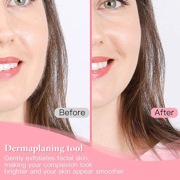 Øjenbrynstrimmer Behagelig Foldbar Mode Øjenbrynstrimmer Sæt Øjenbrynstrimmer Kam Makeup Værktøj Øjenbrynstangs