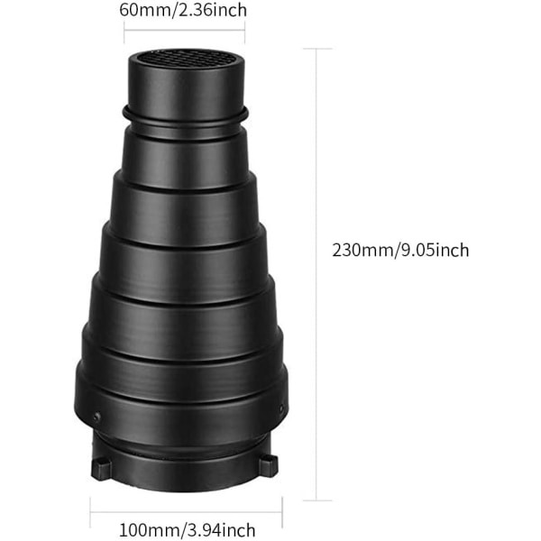 Aluminiumlegering Speedlite Strobeblixt Konsats för Fotografering