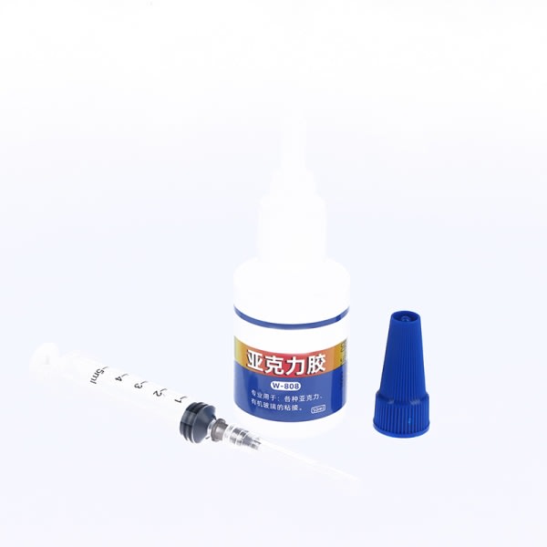 1. 50 ml PMMA plexiglass Snabbtorkande härdande lim Akryl G