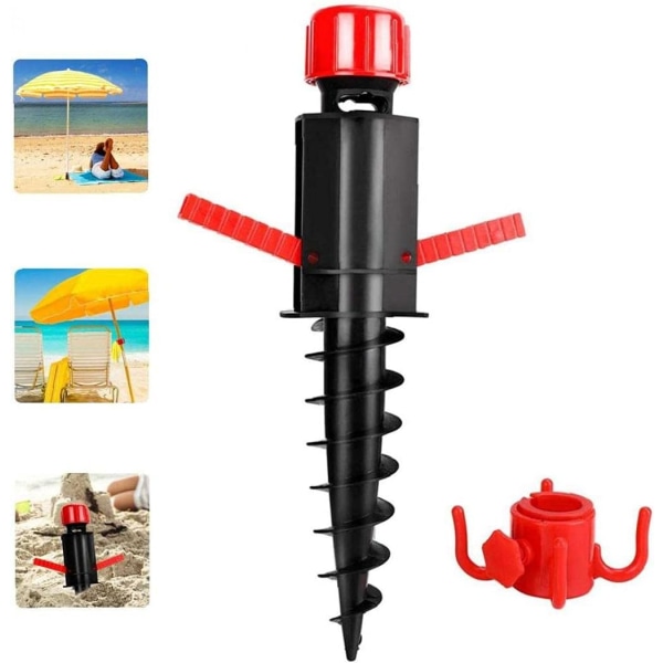 Parasollholder, Strandparasoll Vindtett Stativ Sandforankring