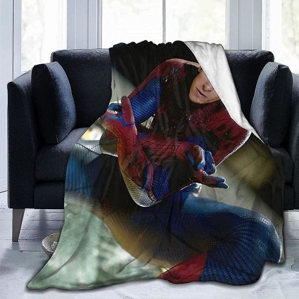 Andrew Garfield Filt 3D Trykt Lammeullsplysjfilt Sengetøy Innredningsfilt For Stue Soverom Sovesal Dekor -s355 50x40in 125x100cm