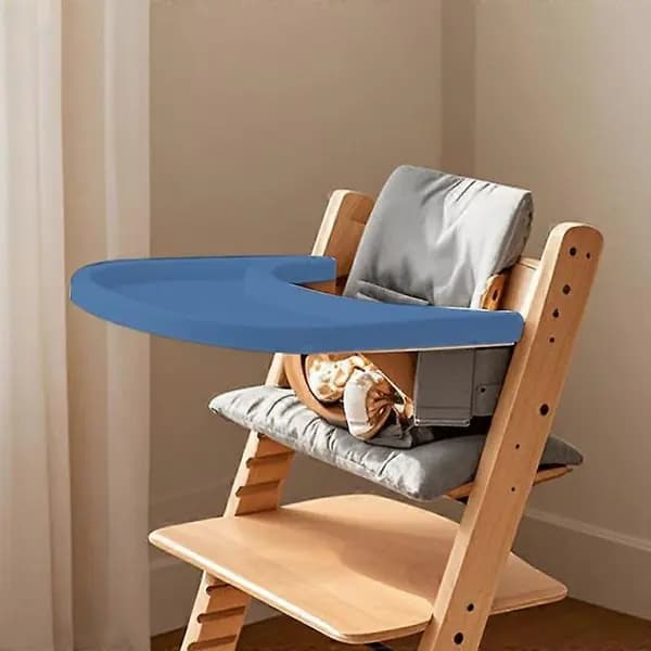 Stokke Tripp Trapp Snackbricka Silikon Sugleksak och Förvaringsbricka för Barnstol Beige