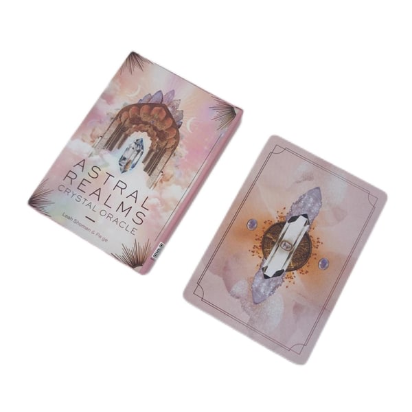 Astral Realms Crystal Oracle Card Tarot Family Party Brädspel one size one size one size one size