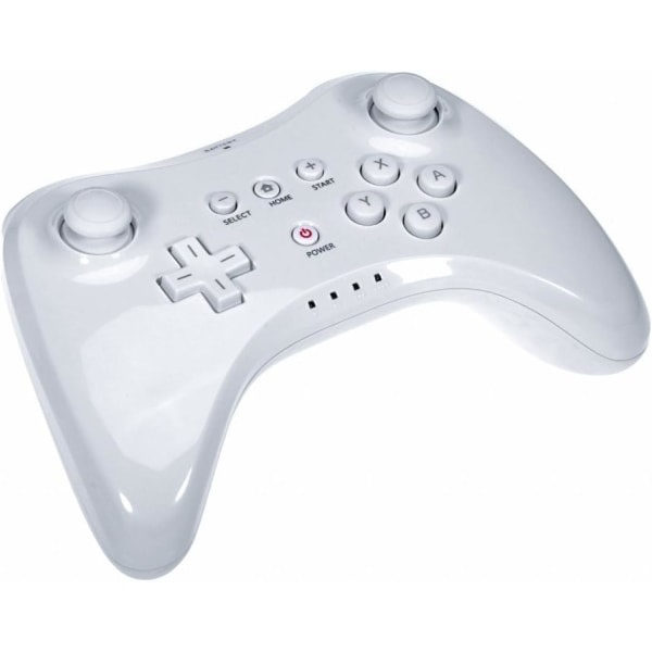Trådløs Controller Gamepad Fjernkontroll for Nintendo Wii U Pro, Hvit