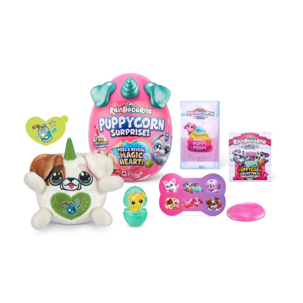 Rainbocorns Puppycorn Surprise Magic Heart flerfärgad