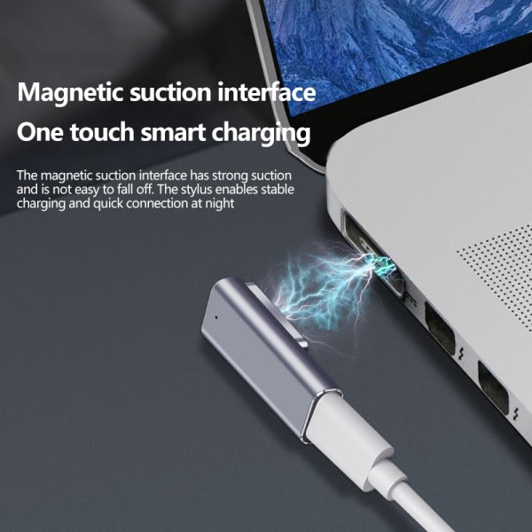 Kannettava muuntotyyppi C/DC5.5 Magneettinen PD-sovitinliitin Muunna väri Type-C magsafe2:ksi color Type-C to magsafe2