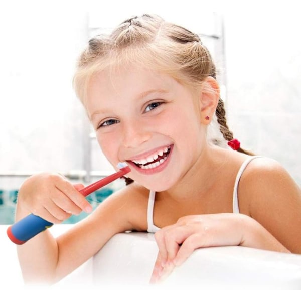 16 st barntandborsthuvuden kompatibla för Oral B, elektriska tandborsthuvuden för barn kompatibel med Braun ersättningshuvuden.