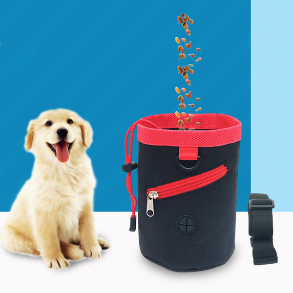 Selskabshund Hvalp Lydighed Agility Bid Træning Godbidder Mad Snacks Pose Bæltetasker Let at bære kæledyr Legetøj Kibble Godbidder