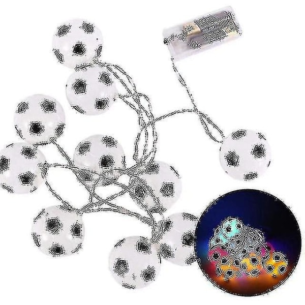 Jalkapallovalot 10/20 Led jalkapallovalosarja Makuuhuone Koti Häät Juhla Joulukoristevalot Ilmainen toimitus