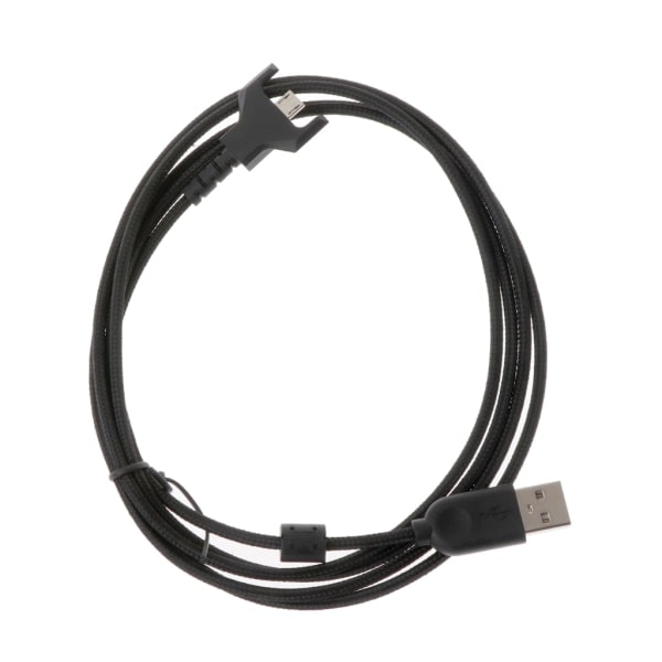 Svart laderkabel med nettstrømadapter for POWER G703 G903 G900 G533 G633 G933 mus