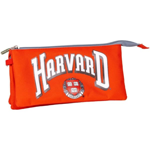 Tredubbel Carry-all Harvard 22,5 x 2 x 11,5 cm Rød