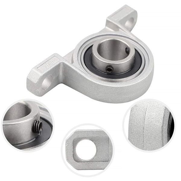 Pude Blok Lejer med Solid Støbejernsbase, 20mm Størrelse, Zinklegering Kuglelejer