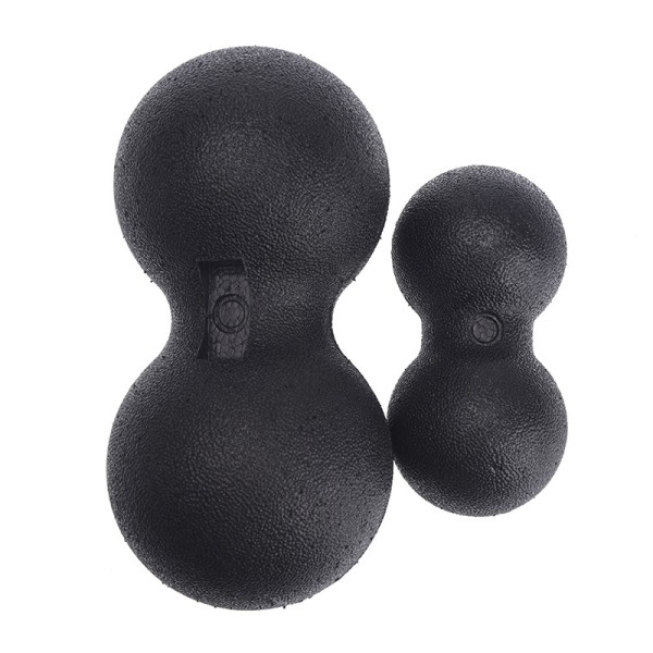 1:a Myofascial Release Jordnötsformad Massageboll Fascia Pilates Yoga Svart 8cm