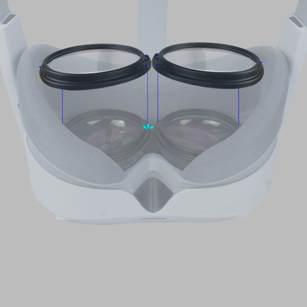 VR-lins Anti-Repskyddande Ringar för Pico 4 VR-glasögon VR Närsynthetsglasögon Båda