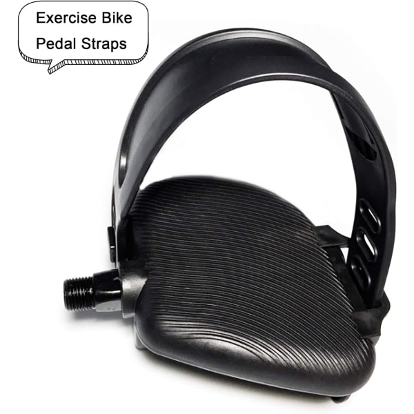 Treningssykkelpedalstropper - Justerbare stropper for spinning og treningssykler