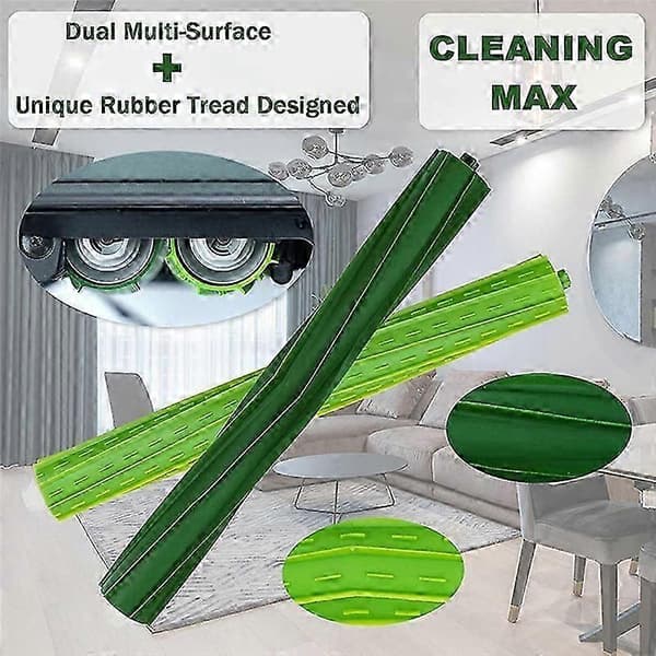 Gummivalsborstkit för iRobot Roomba S9 (9150) S9+ S9 Plus (9550)
