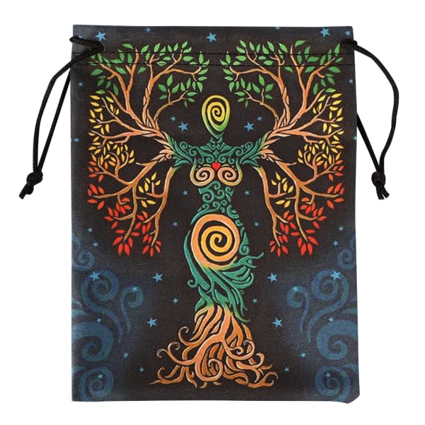 Divinations Velvet Card Dice Bag Mini Bröllopspåse Bordsduk Oracles Cards Bag null - 9