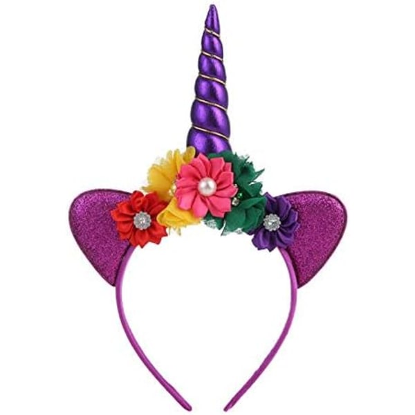 Pannband Handgjord Halloween Party Supply Favor (lila)