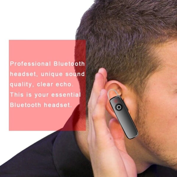 Bluetooth 4.1 Headset Trådløse in-ear stereohörlurar Håndfri øretelefon Øretelefon Hvit White