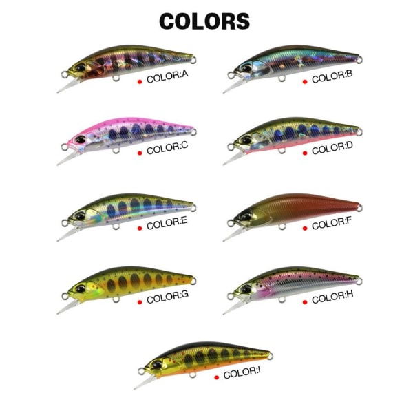 Minnow Baits Fiskekroker FÄRG G FÄRG G