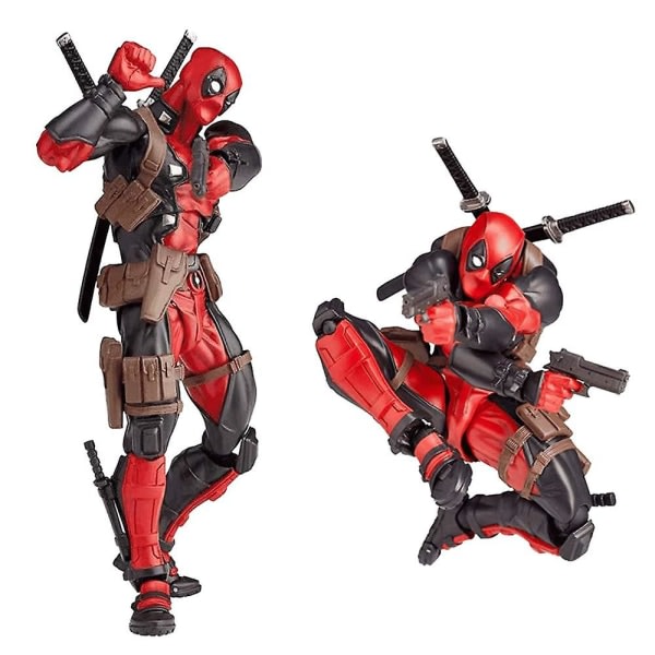 Deadpool Actionfigur Model Dukke Skrivebords Pynt Legetøj Gave