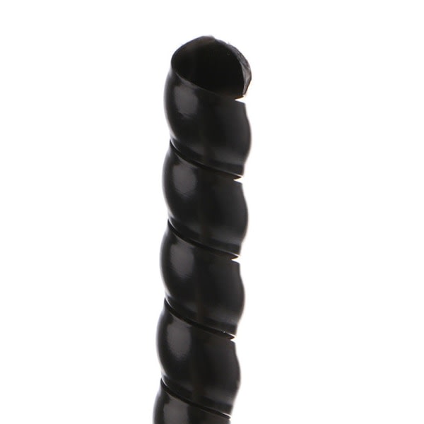 1m 10mm/14mm Färgglad Spiral Wire Organizer Wrap Tube Flame ret Svart 14mm Black 14mm
