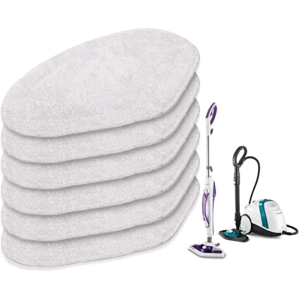 Mikrofiber ersättningspads för Polti Vaporetto ångmopp 6-pack