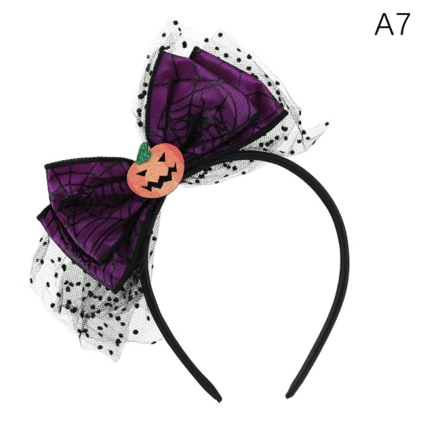 Halloween Djävul Hårband Halloween Fest Dekoration Spindelnät A7 onesize A7 onesize