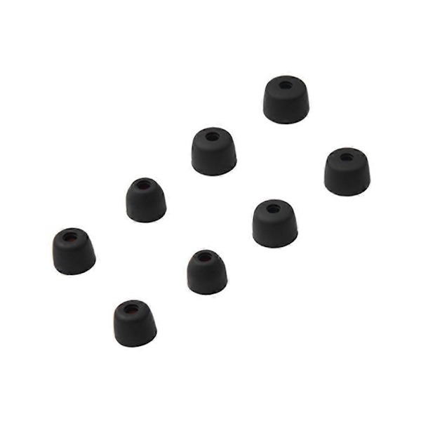 Bløde Silikonørepropper til WF 1000XM5 - Anti-Slip Bløde Øretips Ørepropper Øredæksler Black