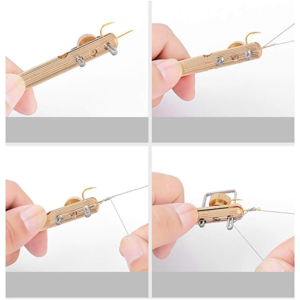 Koppar Handdriven Bärbar Fiskespölinje Knäppverktyg Fiskekrokverktyg