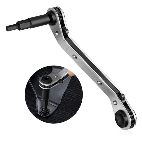 Ratschenøgle Ratschenøgle 3/8\" til 1/4\" med sekskant adapter