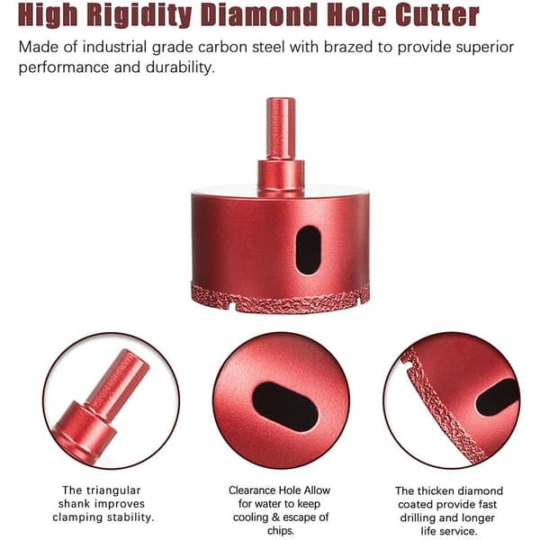 Diamant Hulsav Bor, Performance Hulsav til Glas/Fliser/Granit/Marmor (60mm)