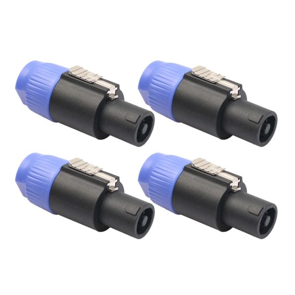 4-polig högtalarkontakt Twist Lock Kabelkontakt För Neutrik Speakon NL4FC (4-pack)