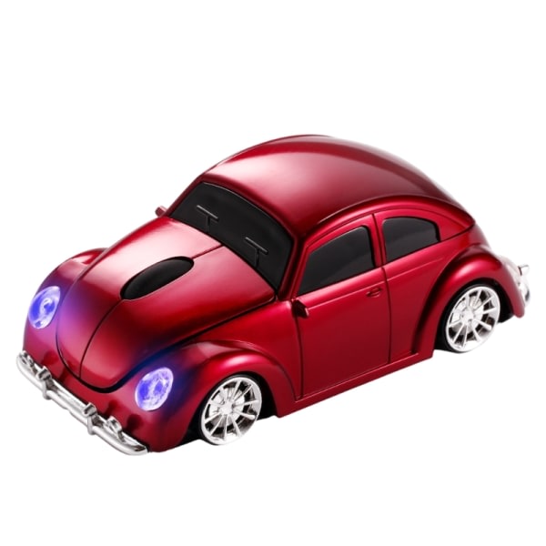 Ergonomi Wireless Racings bilmus 2.4G Optics trådlös mus tillbehör Röd