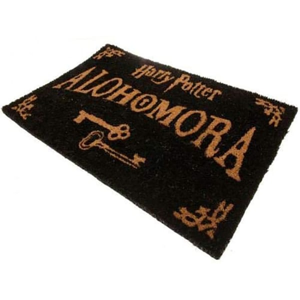 Harry Potter Offisiell Alohomora Dørmatte One Size Svart Svart One Size